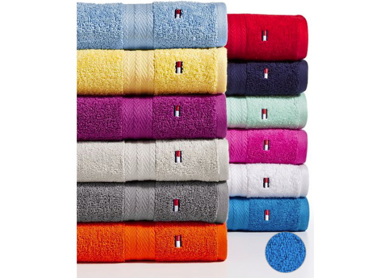 Tommy Hilfiger Home - All American II Cotton Bath Towel Collection (Swedish Blue)